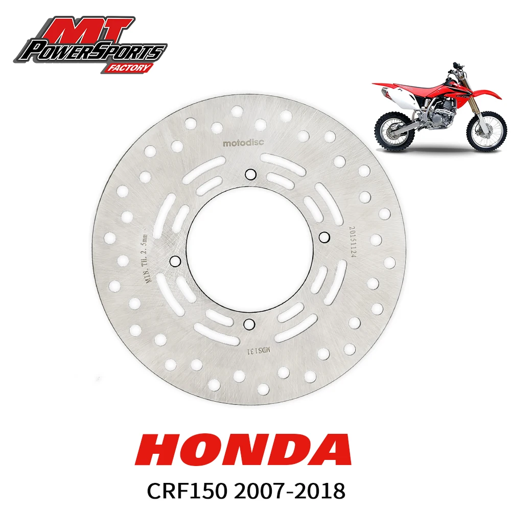 

For Honda CRF150 2007-2018 CRF150RB CR80R CR85R Brake Disc Rotor Front Left ​MTX Motorcycle Offroad Motocross Braking MDS01036