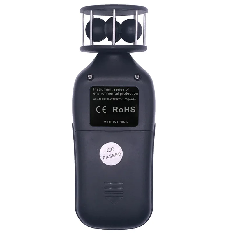 Anemometro digitale GROSAM anemometro portatile per misurare la velocità del vento, la temperatura e il freddo del vento con LCD retroilluminato