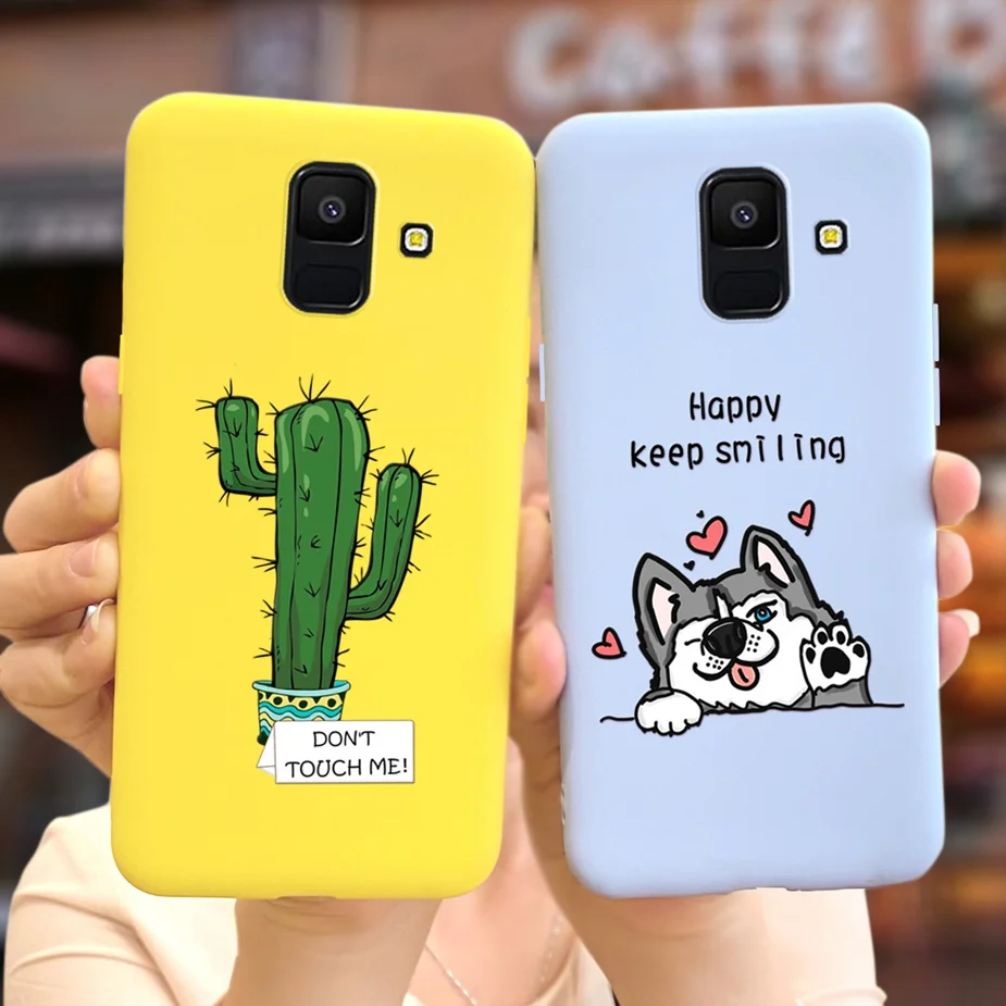 For Samsung Galaxy A6 2018 Case A600 A600F Cute Soft Silicone Cover Case For Samsung A6 Plus 2018 Cases A605F Phone Fundas Coque