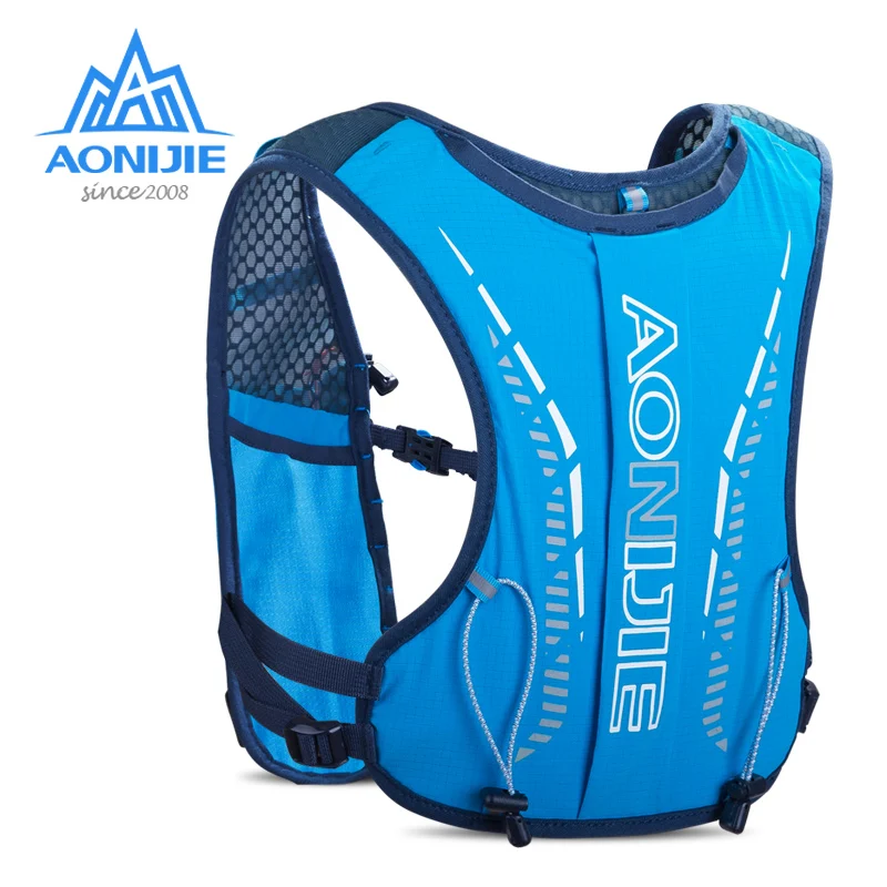 AONIJIE C9105 New Outdoor Ultra Vest 5L Hydration Backpack Cute Drawing Pack Bag Children Cross-country Backpack For 6-12 Years