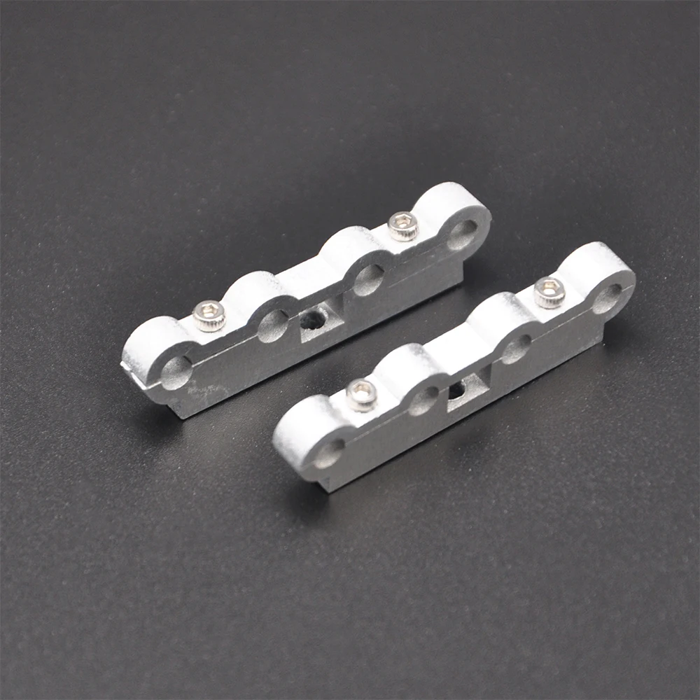 2 pezzi RC metallo morsetto per tubi CNC fisso 3mm 4mm tubo flessibile per 16mm cilindro braccio 1:14 escavatore idraulico ingegneria parti del