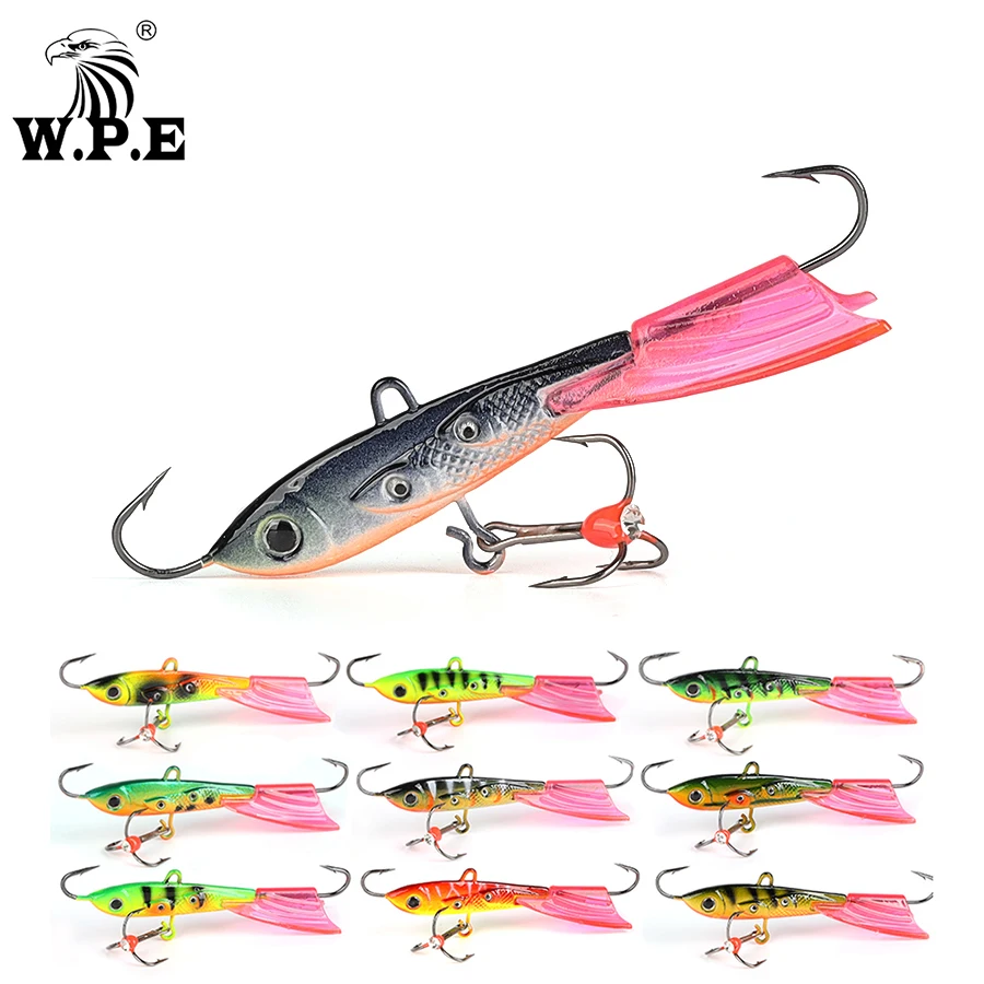 

W.P.E 1PCS Winter Ice Fishing Lure Balancer False Bait Hard Lure Lead Jig Balancer Carp Fishing Wobblers Fishing Tackle