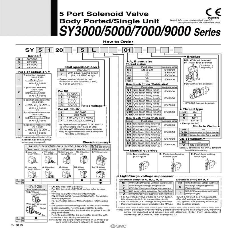 Detalhe 3 de Válvula solenoide Pneumatic High Frequency Reversing Solenoid Valve SY7120/SY7220/SY7320-5LZD-02/C8/C10 SY7120/SY7220-5LZD-C10 SY7220-4LZD-02 Pneumática
