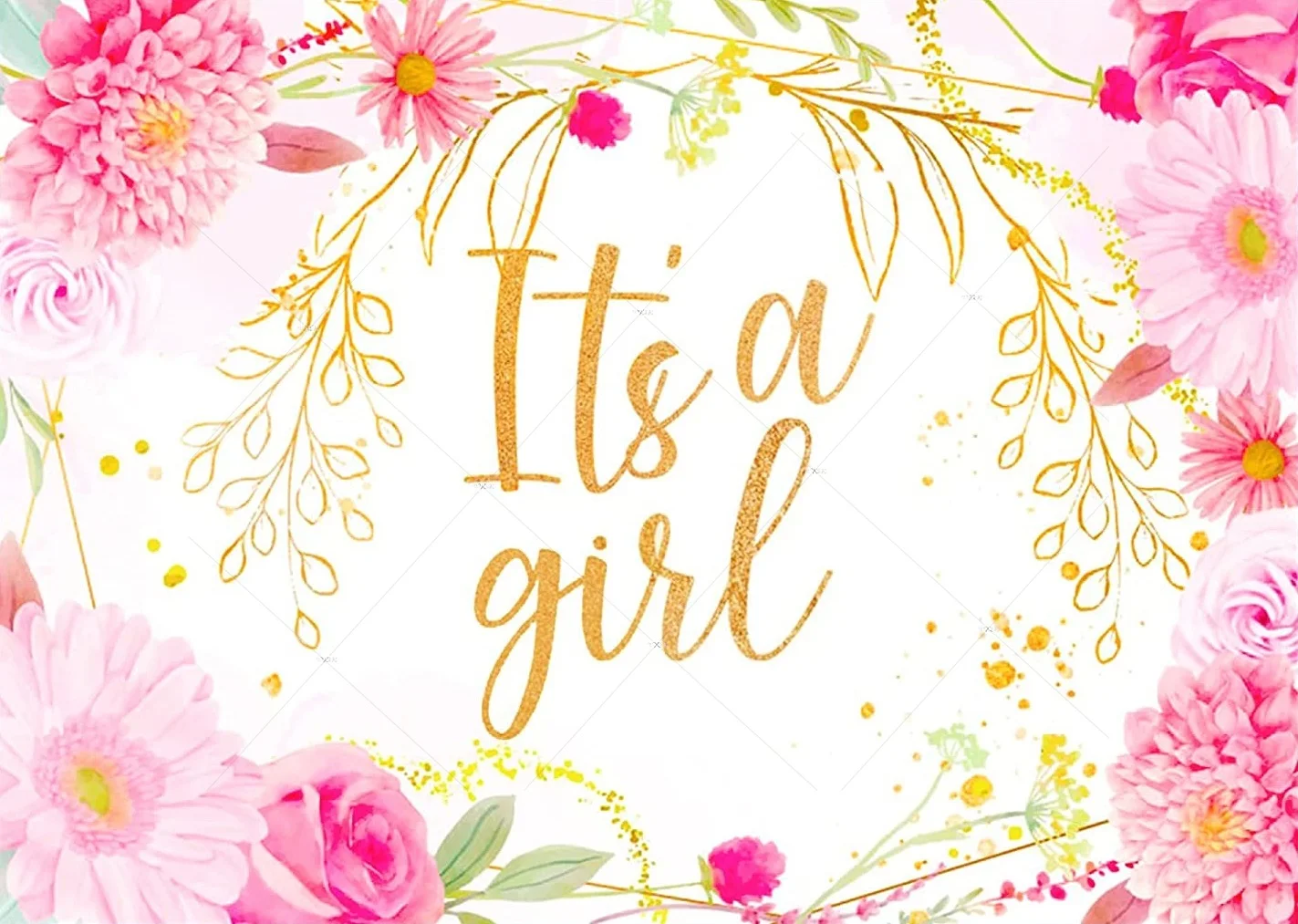 赤ちゃんのためのピンクの花の装飾,赤ちゃんの出生前の背景,写真の背景