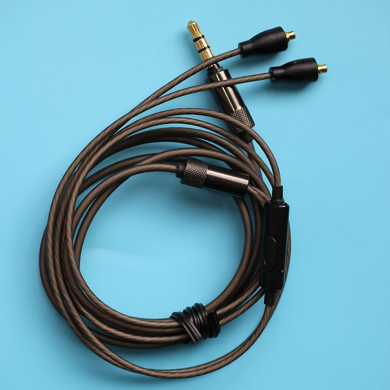 Aktualizacji kabel MMCX dla SE215 SE425 SE535 SE846 słuchawki linia zestawu słuchawkowego przewód słuchawek