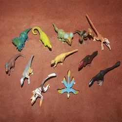 Miniatures Wild Animal Dinosaur Model Jurassic Tyrannosaurus Protoceratops Triceratops Rapator Action Figures Figurine Toys Gift