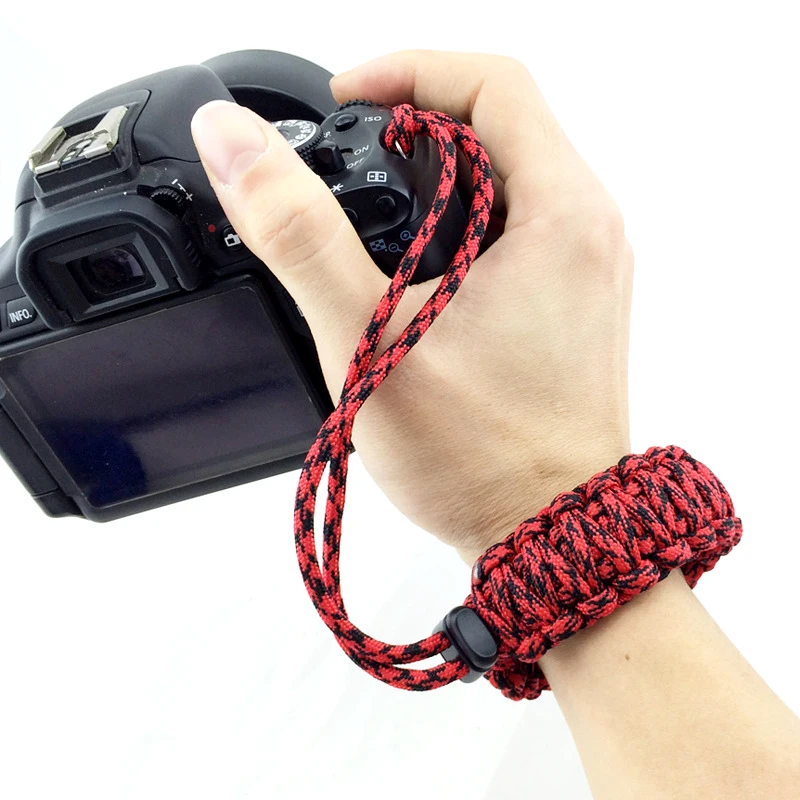 Thicken Camera shatter-resistant anti-lost Wrist Strap Hand Grip Paracord Braided Wristband for Nikon Sony Pentax Panasonic DSLR