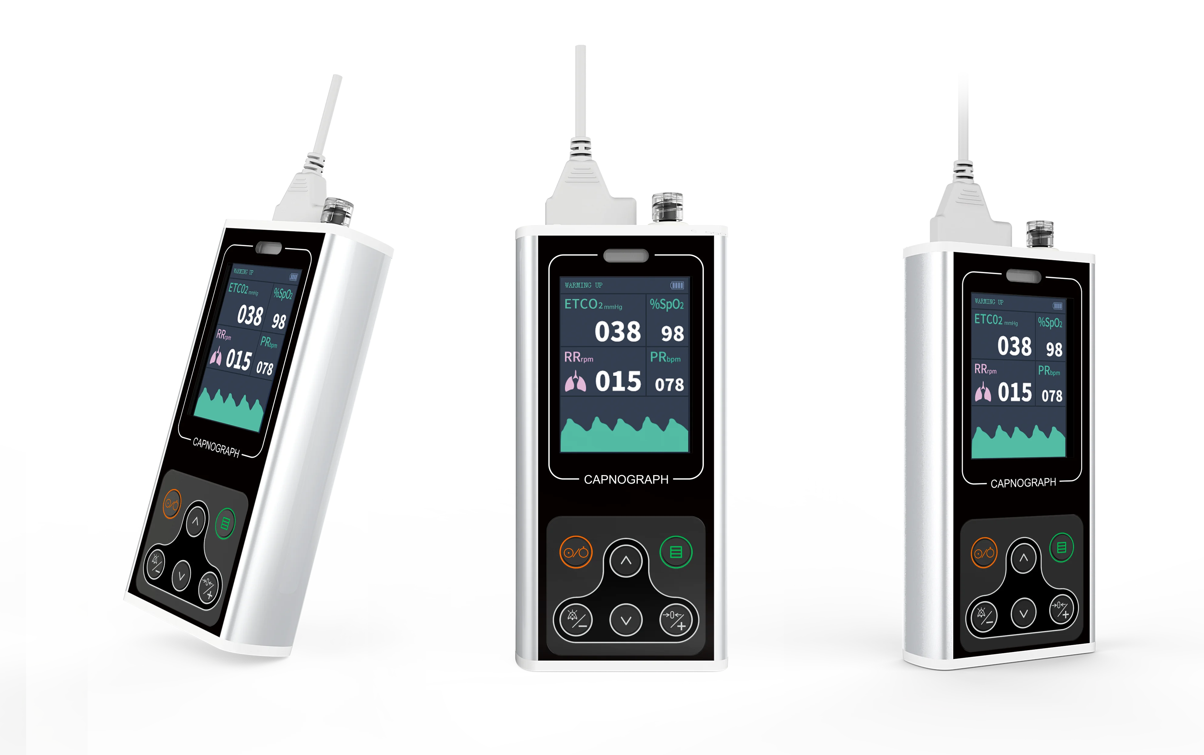 CONTEC LCD Display CAPNOGRAPH CA10S Easy Operate Pressure Compensation Respiratory Waveform