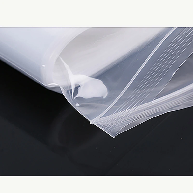 100pcs/lot Zip Lock Plastic Bags Jewelry Transparent Sachets Pouches Reclosable Poly Clear Packaging Storage Bags Different Size