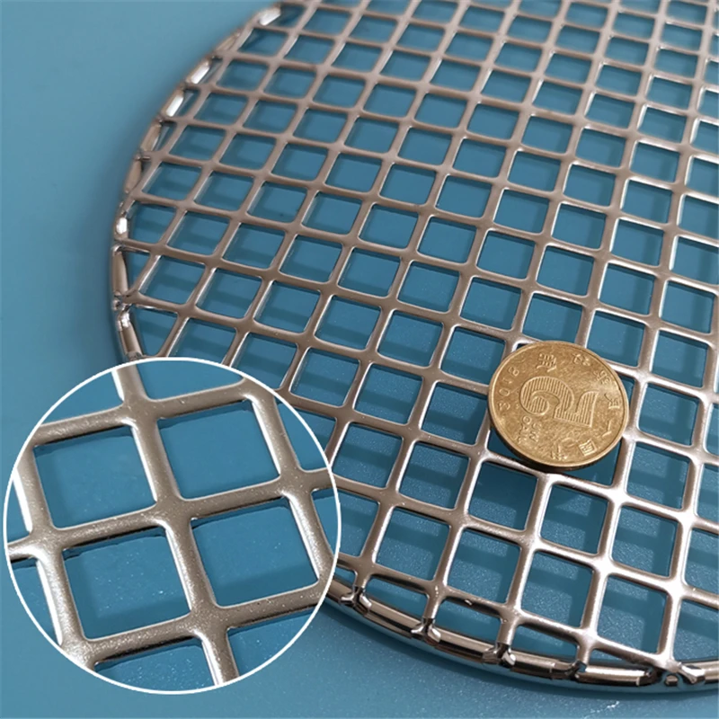 Non-Stick 304 Stainless Steel  barbecue net round BBQ grill net bbq grill mat bbq grill bbq accessories bbq tools
