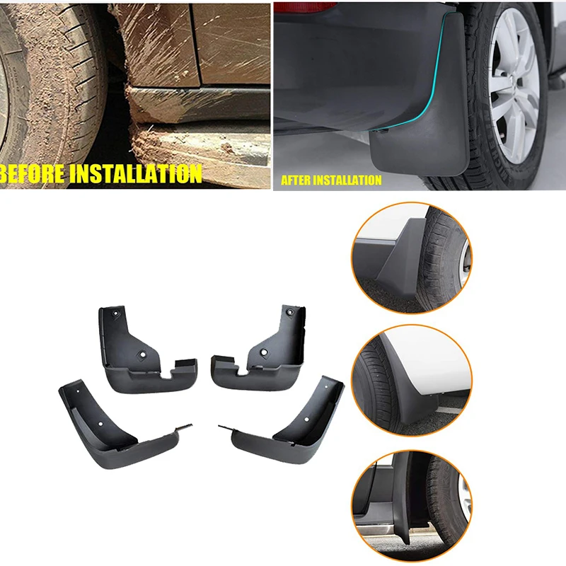 

Mudguards For Mazda KB7WV3450/WV3460 2017-2021 CX5 CX-5 SUV 4 PCS Front Rear Fenders Mud Flaps Guard Mudguard Car Accessories