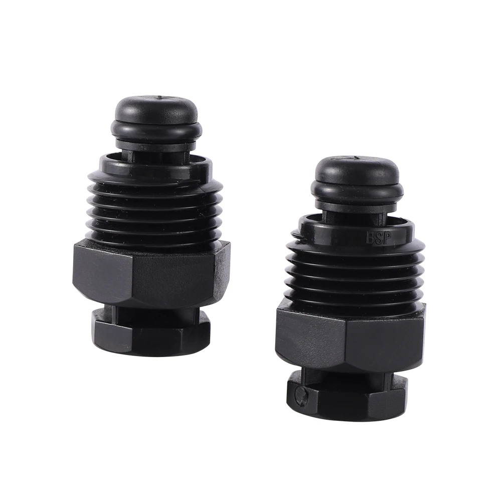 Plastic Automatic Mini Exhaust Valve Garden Irrigation System Air Vent Valve Water Pipe Fittings Garden Hose Intake Valve 3pcs