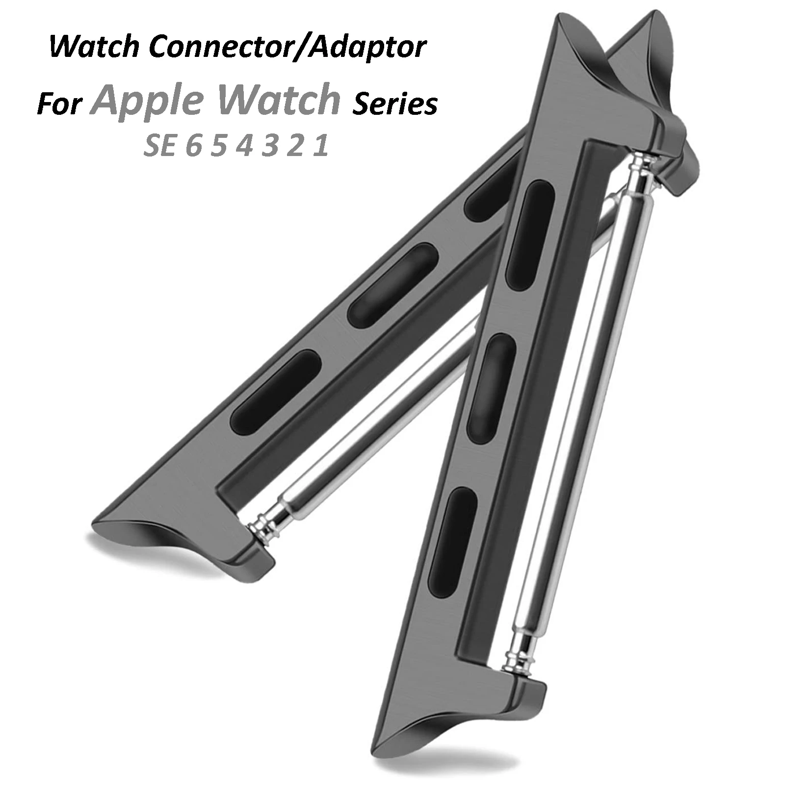 Metal Adapter Connector For Apple Watch Band 49mm 45mm 44mm 42mm 38/40/41mm For IWatch Ultra 9 8 7 6 SE 5 4 SE Strap Accessories