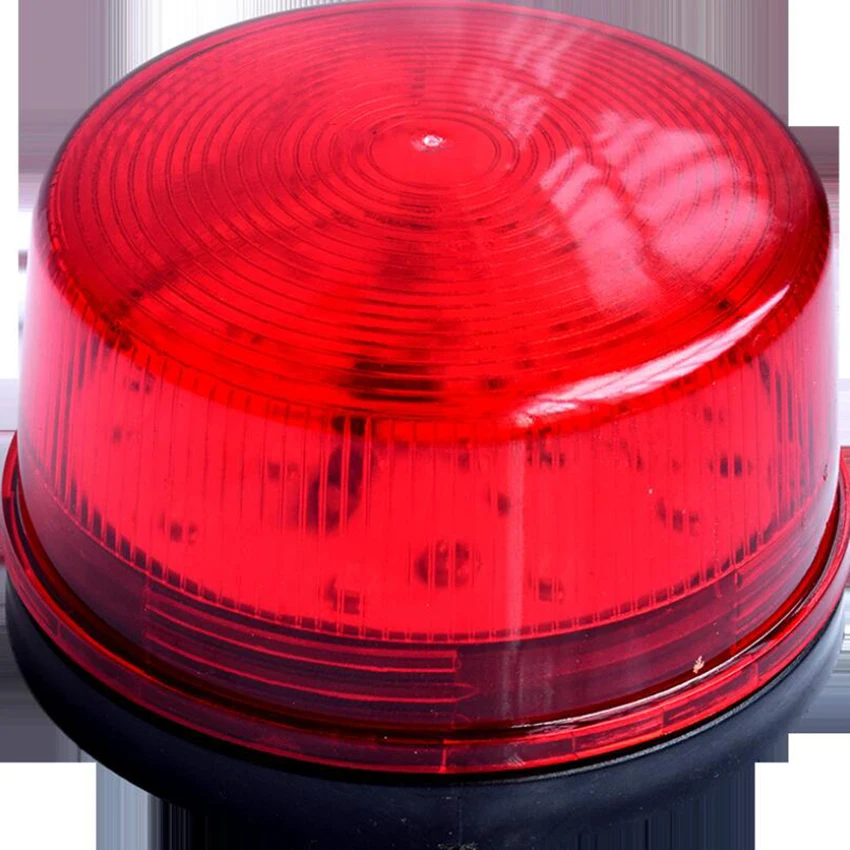 Đèn LED Đỏ 12V An Ninh Báo Động Nhấp Nháy Đèn Với Ốc Vít Căn Cứ Tự Dán Chống Thấm Nước Đèn Báo Cho Nhà hệ Thống