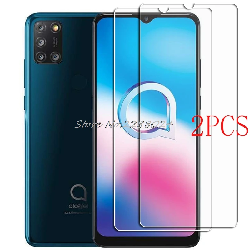 2PCS FOR Alcatel 3X 2019 5048Y 5048A 5048Y_EEA 5048I Tempered Glass Protective Alcatel 3X 2020  Screen Protector Glass Film