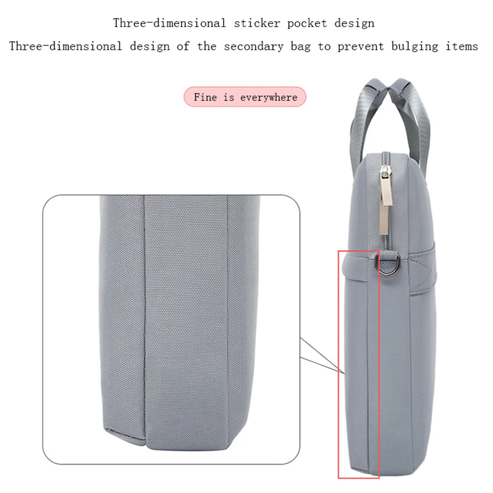 Laptop Bag Shoulder Handbag For MacBook Air Pro 16 Case For Xiaomi Dell HP 11 13 14 15 15.6 inch Business Briefcase Laptop Cover