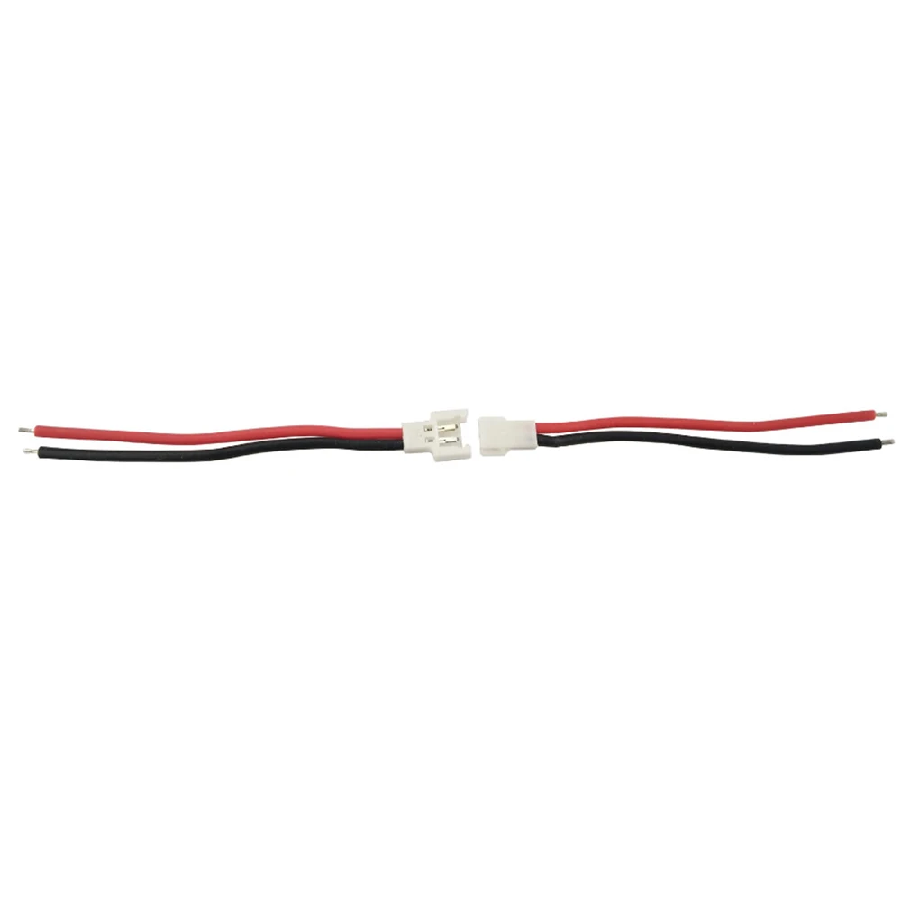 10pcs/lot Battery Cable Male Female For SYMA X5C X5SW Hubsan X4 H107 H107C/D H37 H8 Rc Helicopter (5 Pair)