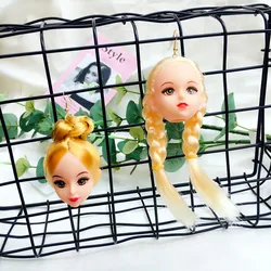 Creative Trendy Lovely Hair Girls Doll Head Drop Earrings For Women Long Dangle Earrings Brincos Fashion Jewelry Party Gifts