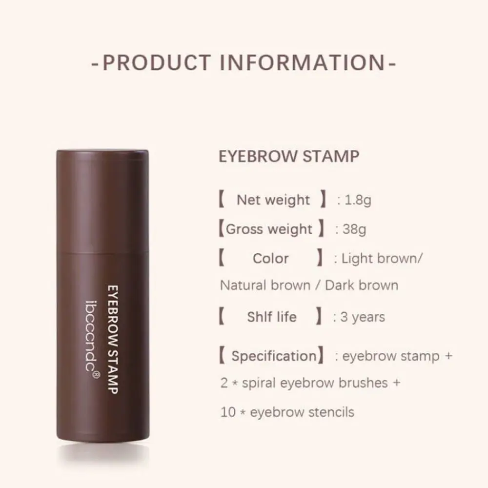 Nieuw Met 10 Soorten Herbruikbare Wenkbrauwstencils Waterdicht Een Stap Vormgeven Make-Up Set Wenkbrauw Stempel Brow Stamp Shaping Kit