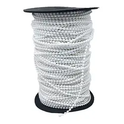 50M Roller and Roman Shade Blind Beaded Chain Cord White Plastic Roller Curtain Bead Rope Blind Beaded Cord for Roller Blind
