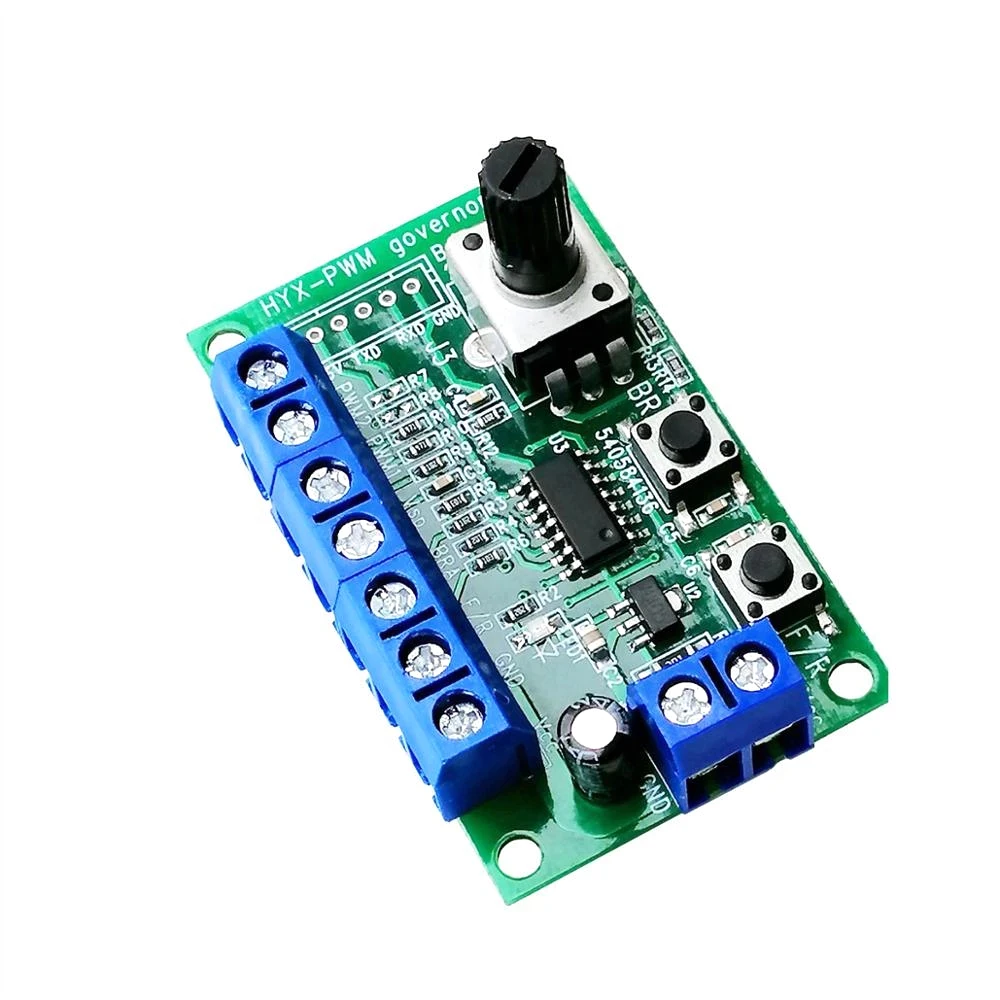 DC 5V-28V 2A Brushless Motor Controller PWM Speed BLDC 6v 12v 24v Adjustable Brake Forward Reversed CW CCW Electric