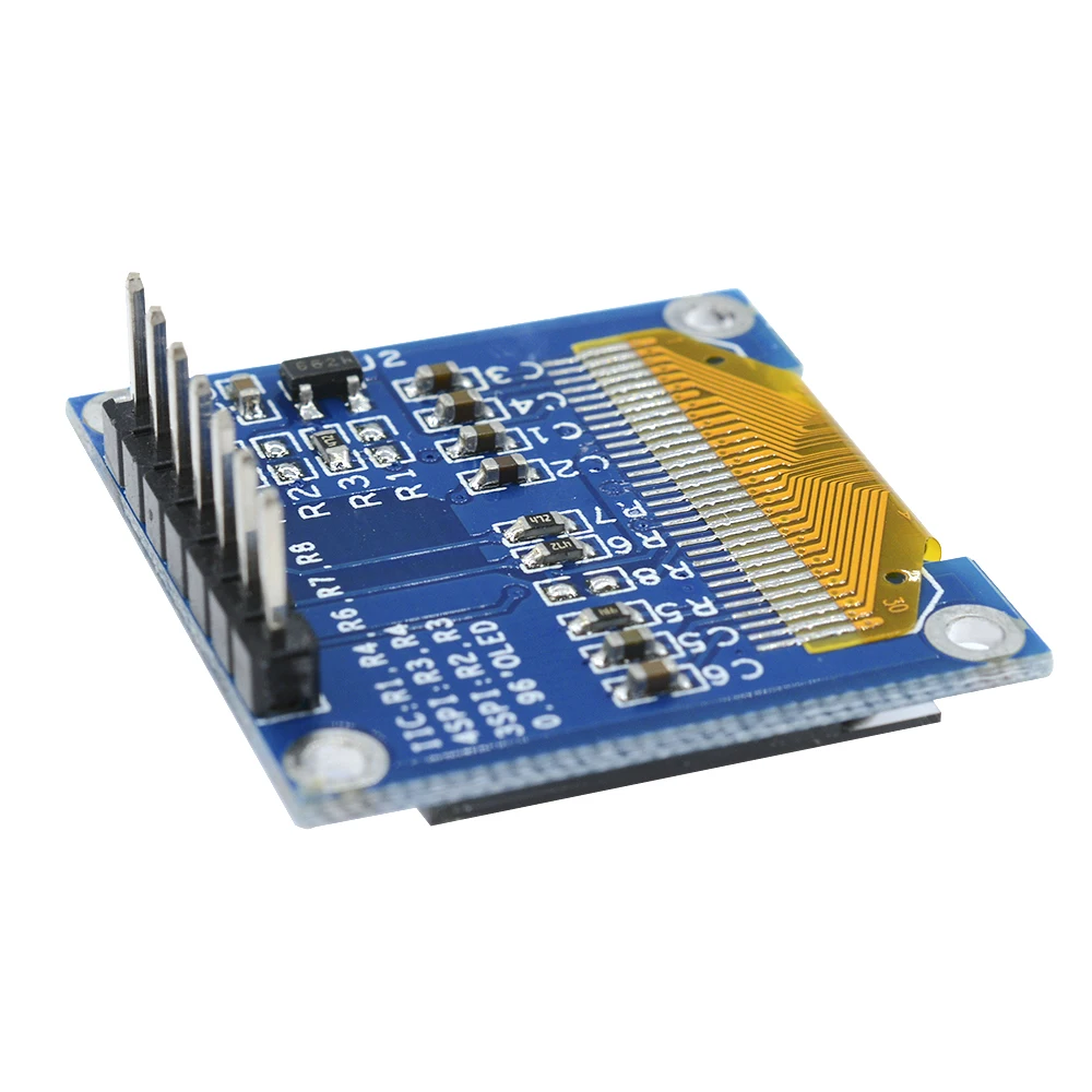 0,96 Inch OLED Modul 7 PIN 128*64 12864 3V-5V 0.96 "SPI Serielle 128X64 OLED LCD LED Display Modul gelb blau für Arduino