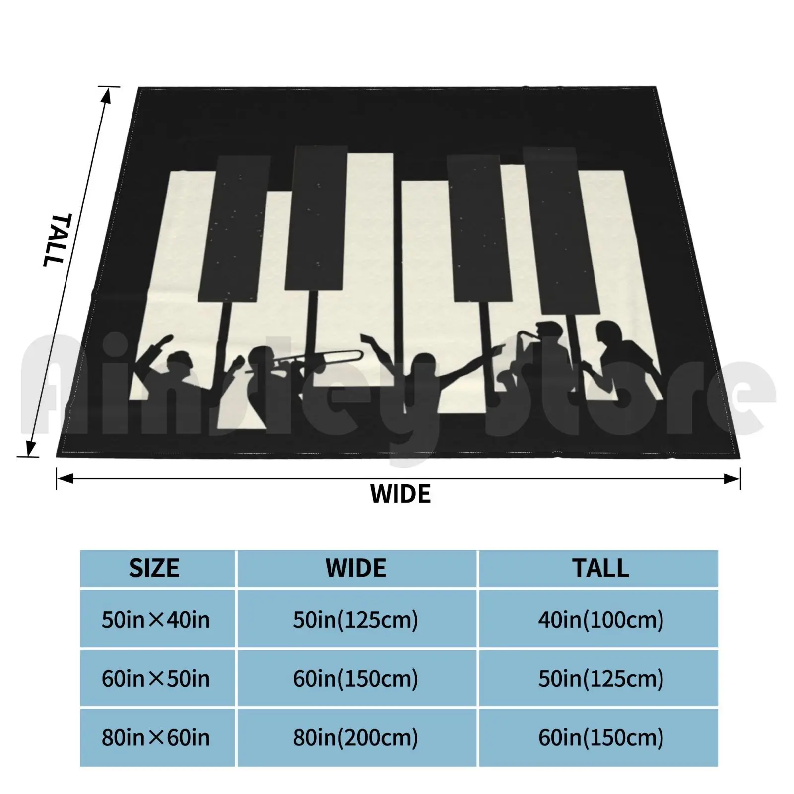 Piano Music Blanket Fashion Custom Piano Music Piano Musical Instrument Piano Music Keyboard Piano Music Funny