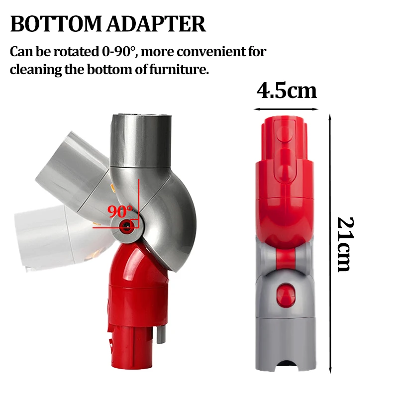 Adapter do adaptera Dyson V7 V8 V10 V11 Quick Release Low Reach 970790-01 akcesoria do odkurzaczy narzędzia do czyszczenia do domu