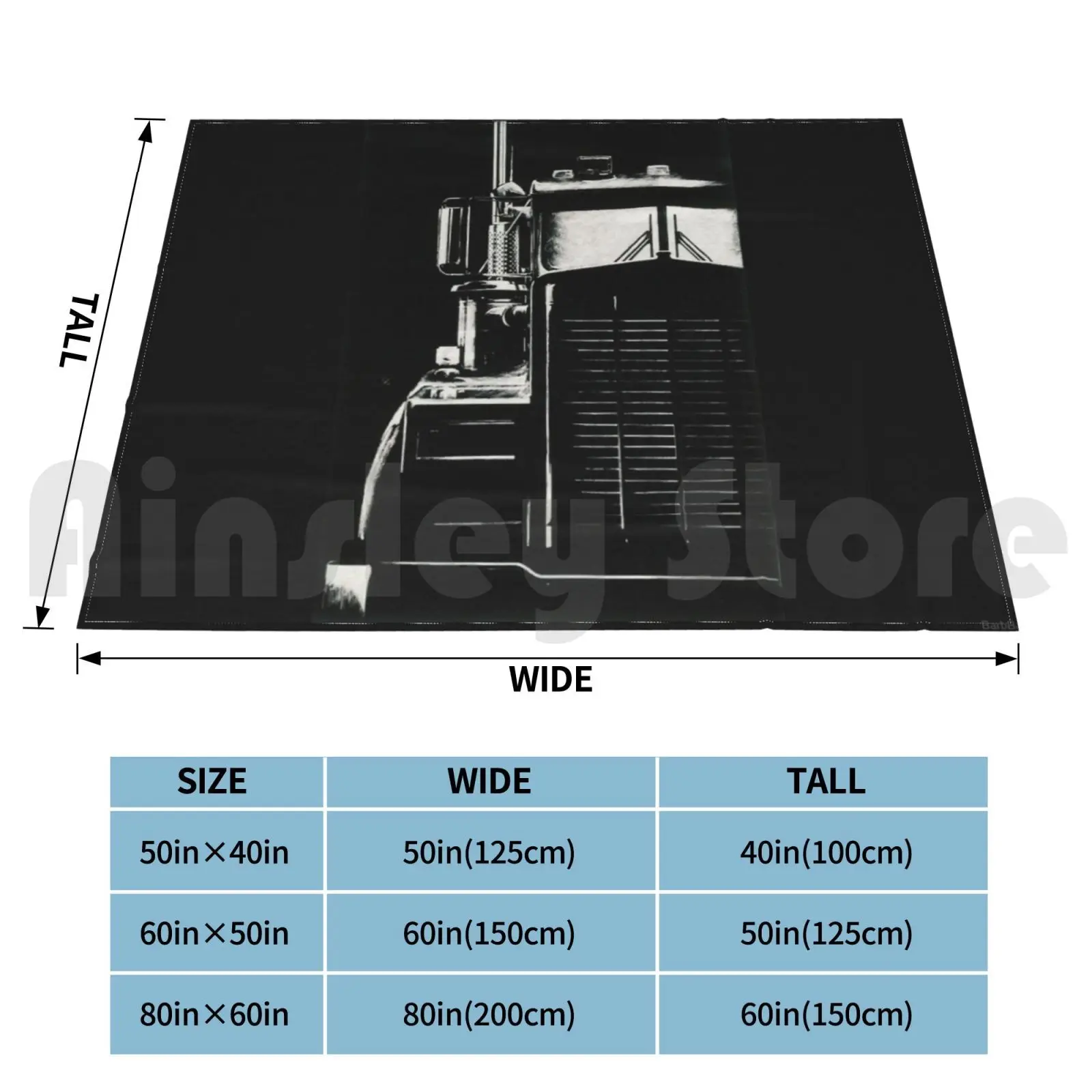 One Semi Blanket For Sofa Bed Travel Bbk04200 Truck Vehicle Conveyance Transportation Transport Machinery