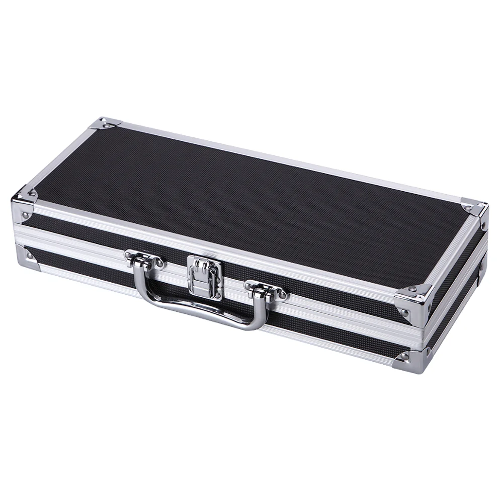 Aluminium Tool Box Hard Case Suitcase Multifunctional Storage Box 340*140*60mm