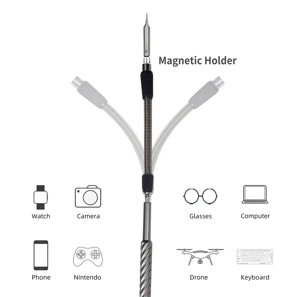 128 IN 1 Precision Screwdrivers Set,with 120 bits Included Slotted, Phillips, Hex, Torx Repair for Furniture, Laptop, PC, Camera