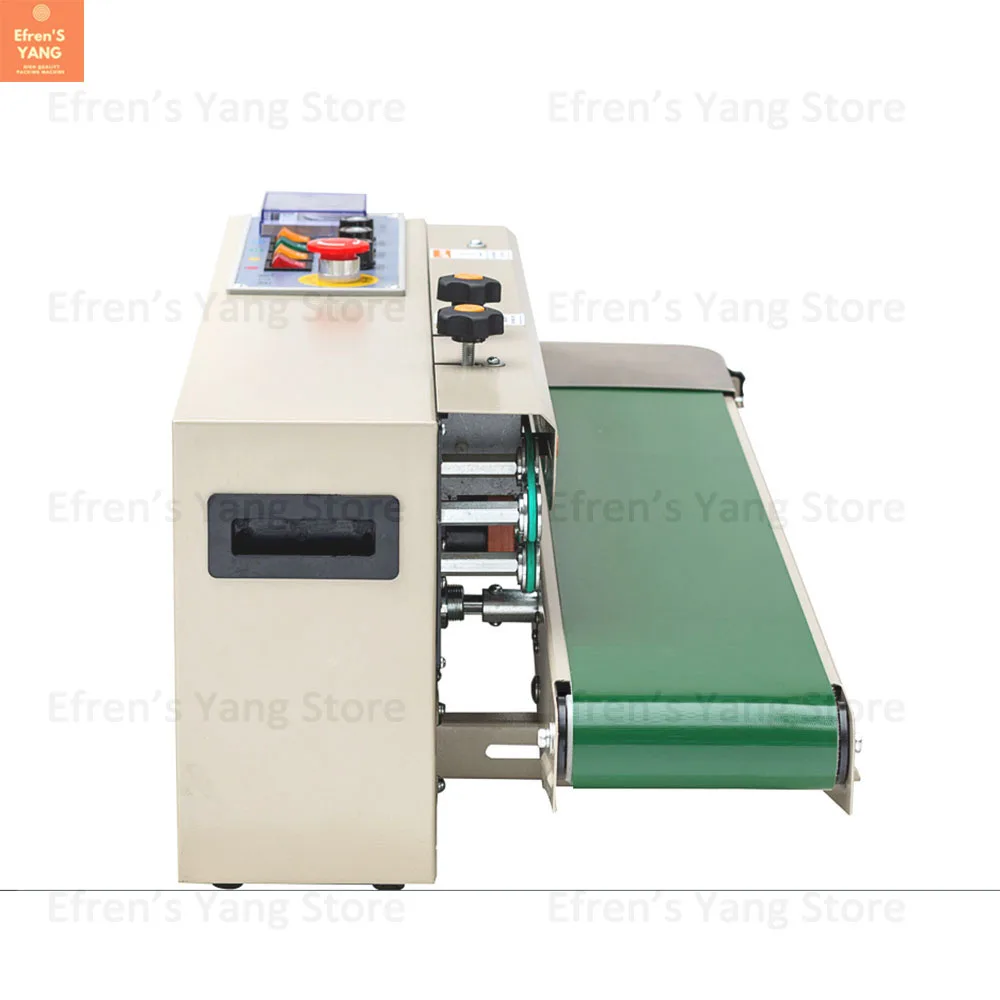 FRD1000-máquina de sellado de bolsas de plástico, semiautomática, máquina de sellado de tinta de película