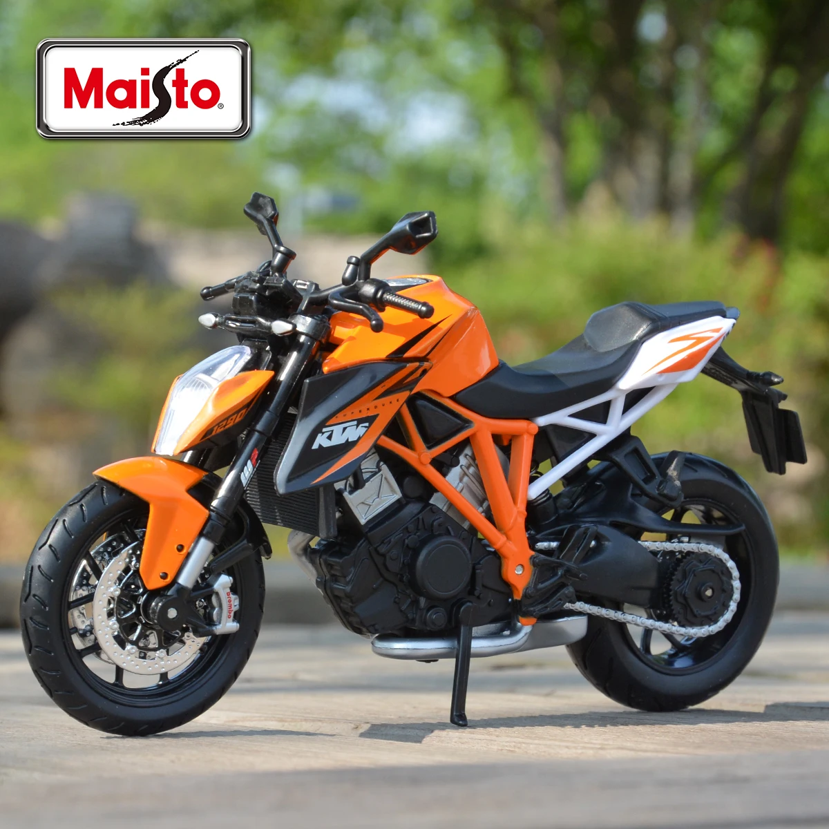 Maisto 1:12 KTM 1290 Super Duke R Orange Die Cast Vehicles Collectible Hobbies Motorcycle Model Toys