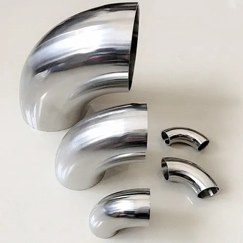 Imagen 2 del producto O/D 12,7/16/19/22/25/28/32/34/38/45/51-219mm 304 codo de acero inoxidable soldadura sanitaria accesorios de tubería de 90 grados