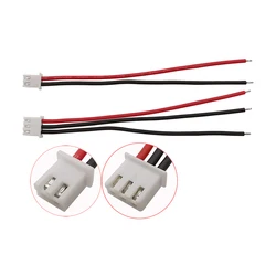 JST XH2.54 XH 2.54mm Pitch 2/3 Pin Female Plugs 1/2S LiPo Battery Balance Charger Plug Wire Cable Connector 22AWG Silicone Wires