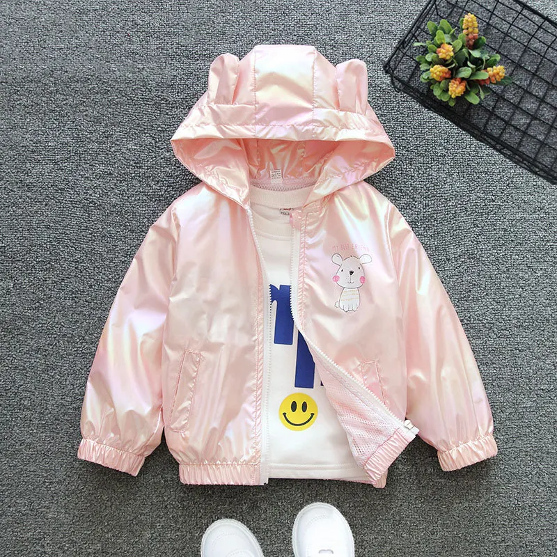 Fashion Spring Autumn Children\'s Clothing Cartoon Jacket Boys Girls Baby Outing Windbreaker Children Zipper Cardigan High Qualit