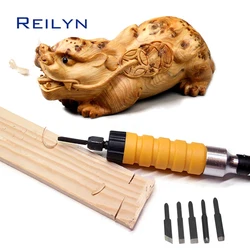 Electric Carving Flexible Shaft Woodworking Chisel Carving Tool Extension Cable Carpenter Graving Knife Rotary Tool