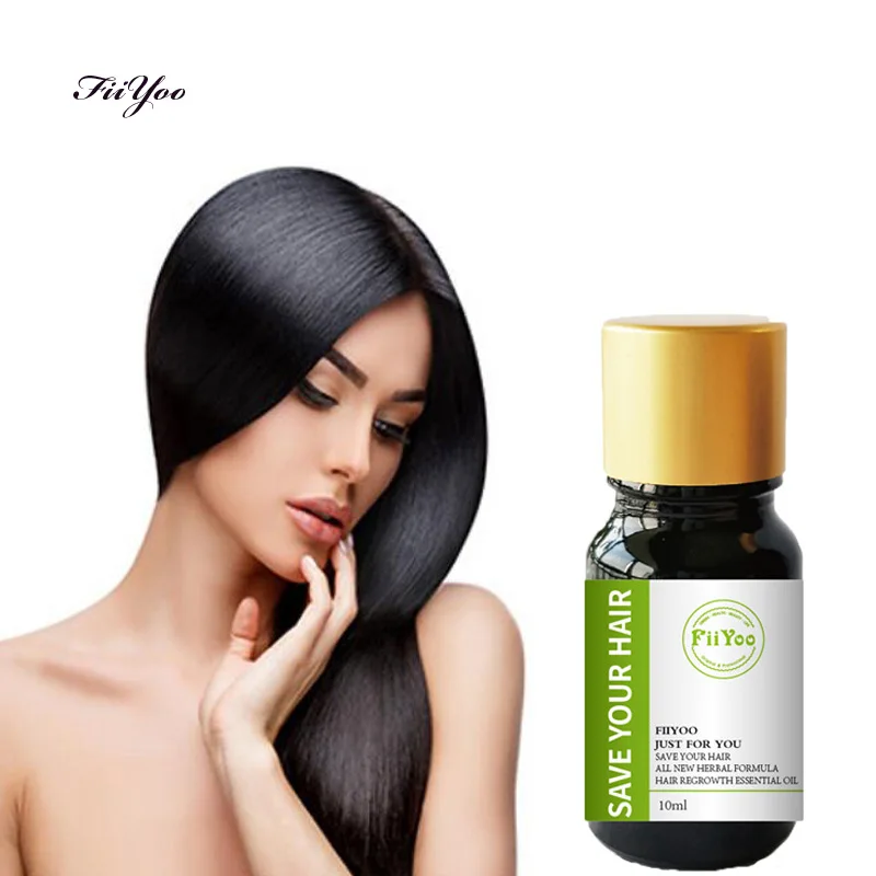 

FiiYoo hair growth Essence Oil Natural Hair Loss Treatement Effective Fast Growth Hair Care (2 bottles)