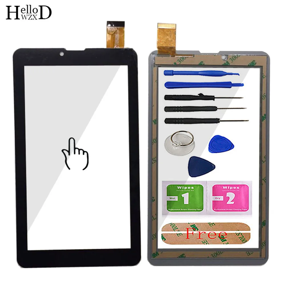 7'' Touch Screen TouchScreen For Archos 70 Copper Touch Screen Glass Tested Front Glass Digitizer Panel Sensor Adhesive