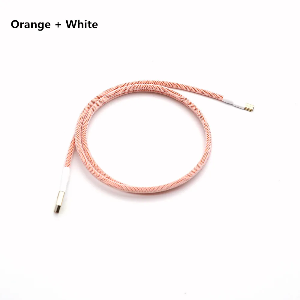 Custom Make PET Double Sleeved USB to TYPE C Cable for Mechanical Keyboard Cable USB - Mini 5P Micro Cables