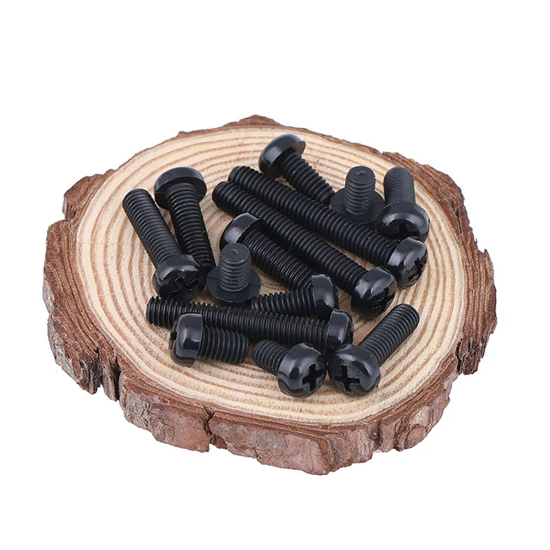Nylon Phillips Rounded Head Screws Plastic button head screw Cross Recessed Pan Head Screws M2-M8