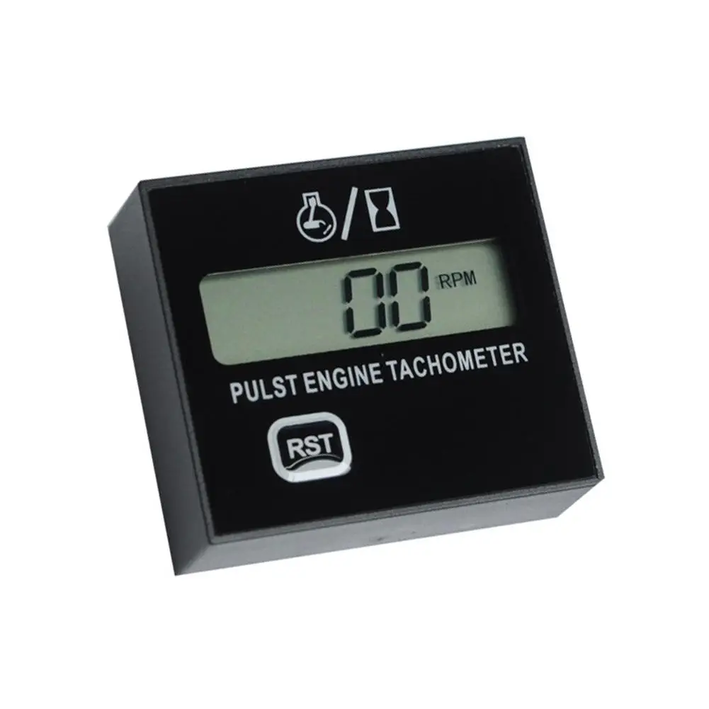 High Precision Meter Gas-oline Engine Lawn Mower Tachometer Digital Display Pulse Speed Speedometer Pulst Engine Tach RPM