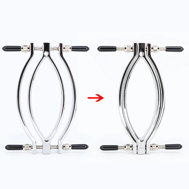 SM Toys For Women Metal Bondage Vagina Labia Clip Clitoris Stimulator Clamp Adult Erotic Games Pussy Massager Sex Toys for Women