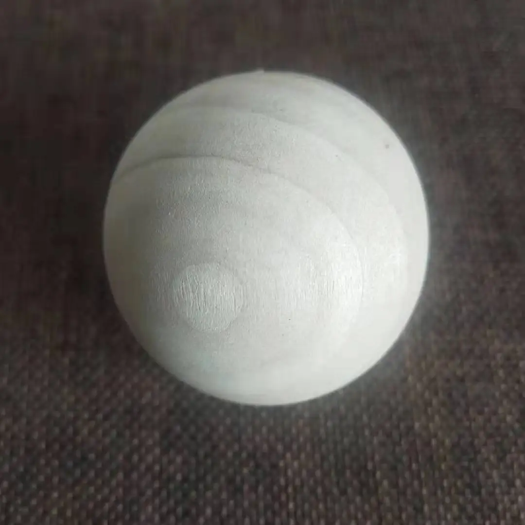 Freeshipping natural color 50mm wooden ball, without clear varnish for wholesale