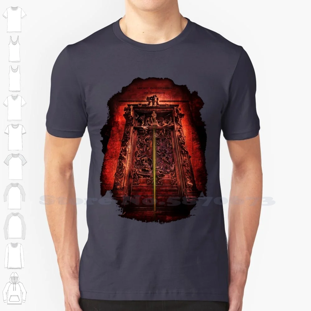 The Gates Of Hell Custom Funny Hot Sale Tshirt The Gates Of Hell La Porte De Lenfer Auguste Rodin Rodin Inferno Dante Alighieri