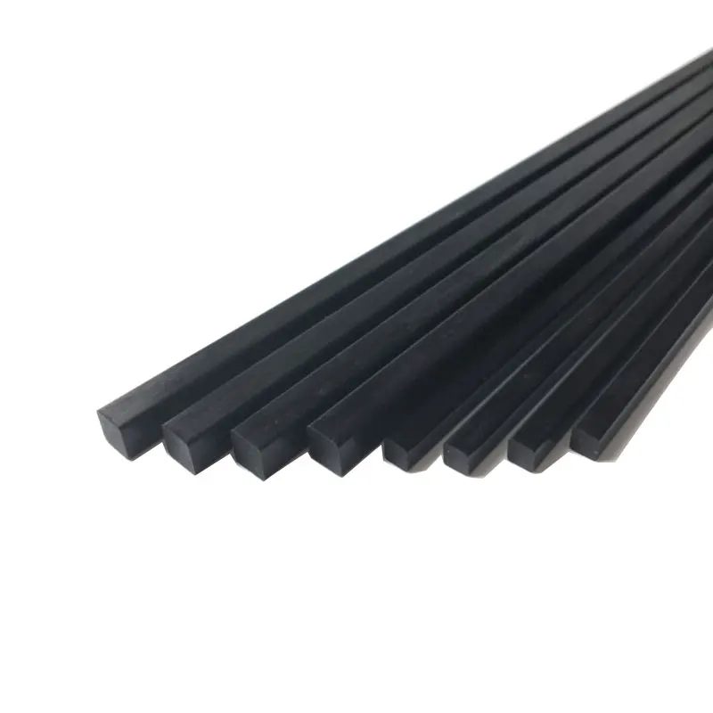 5pcs 200mm Length Carbon Fiber Square Bar Reinforced Connecting Rod Shaft for RC Airplane Model