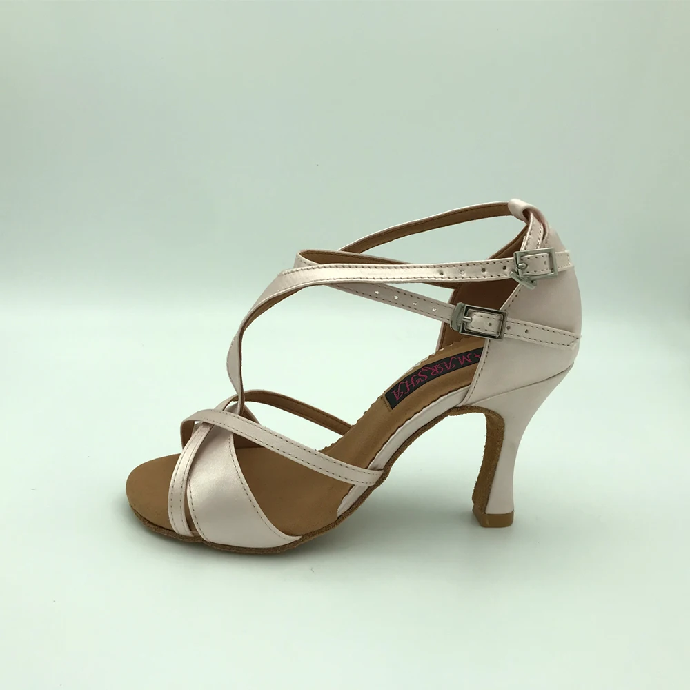 Zapatos de baile latino cómodos y a la moda para mujer, calzado de salón, salsa, tango y boda, 6252F1, más de 10 colores