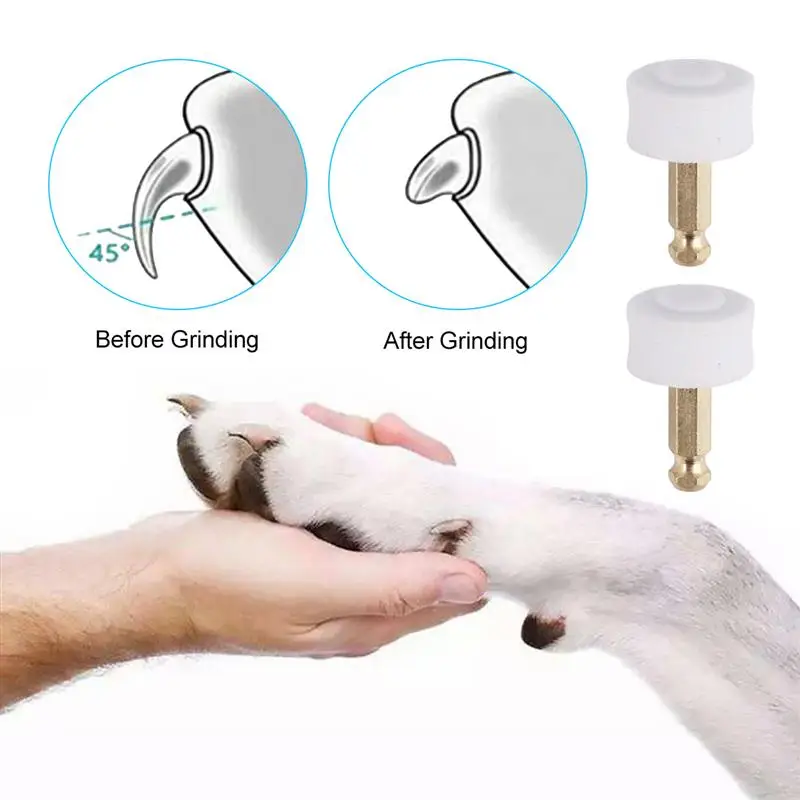 10pcs Dog Nail Grinder For Large Dogs Grinder Diamond Tip Replacement Nail Grooming Accessories Nail Clipper Nail Grinder