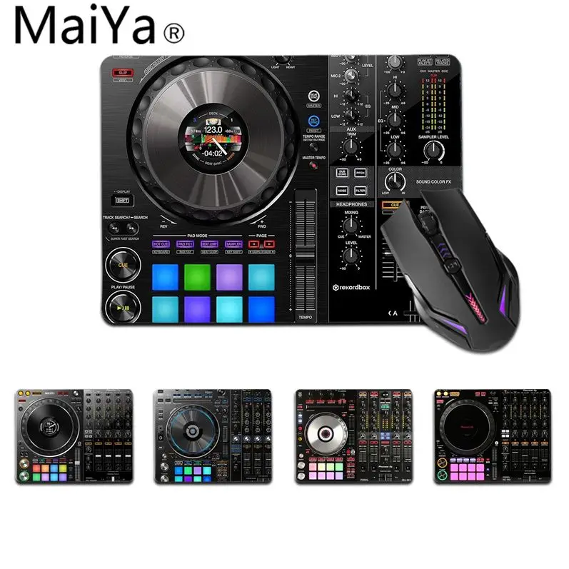 

Maiya High Quality Vintage Cool DJ music Turntables mouse pad gamer play mats Smooth Writing Pad Desktops Mate gaming mouse pad