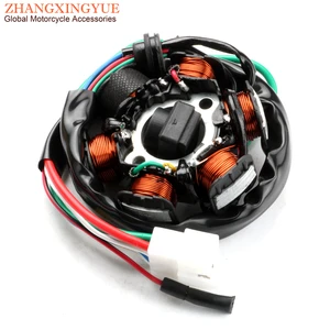 Scooter 6-Magneto-Statorspule für Honda DIO AF17 AF18 AF27 BALI50 DIO50 SFX50 50cc 2-Vaskular-Mitarbeiter Haupthonda Magneto - №2